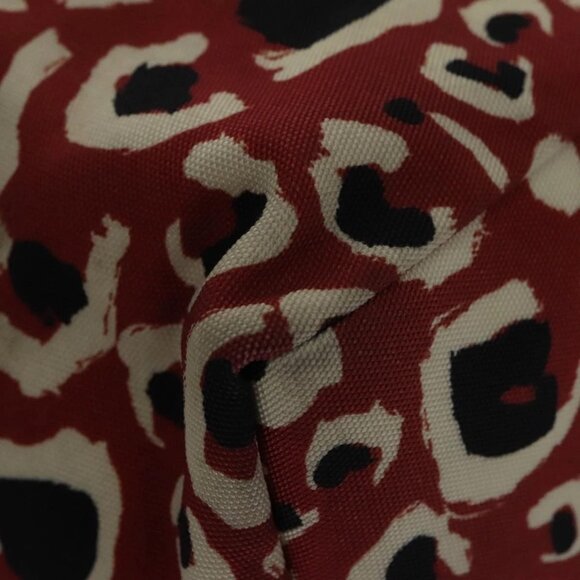 GUCCI Tote Bag Canvas White Red 282439 Auth 106058 - Picture 4 of 16